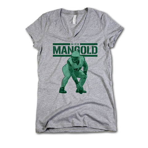 V-Neck Athletic Gray