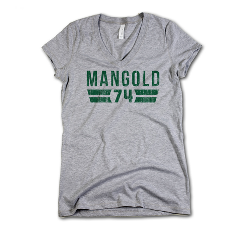 V-Neck Athletic Gray