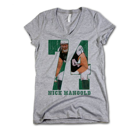 V-Neck Athletic Gray